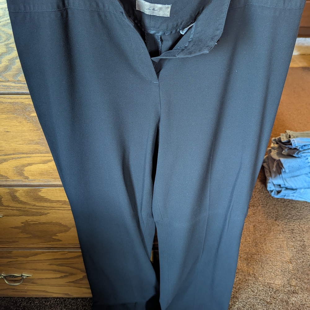 Elegant Black Wide Leg Women's Pants